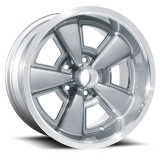 US Wheel Series 615 17x8 Gunmetal/Machined Z28, 5x4.75 Bolt Pattern, 4.25 BS, -6 Offset Image