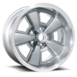 US Wheel Series 615 17x9 Gunmetal/Machined Z30, 5x4.75 Bolt Pattern, 5.125 BS, 3 Offset Image
