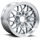 US Wheel Series 616 17x9 Gunmetal/Machined N90, 5x4.75 Bolt Pattern, 6.5 BS, 38 Offset Image