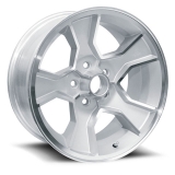 US Wheel Series 618 17x8 Gunmetal/Machined N91, 5x4.75 Bolt Pattern, 4.25 BS, -6 Offset Image