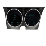 1967-1968 Camaro Dakota Digital Instrument Cluster Blue, MPH, Deg. Fahrenheit Image