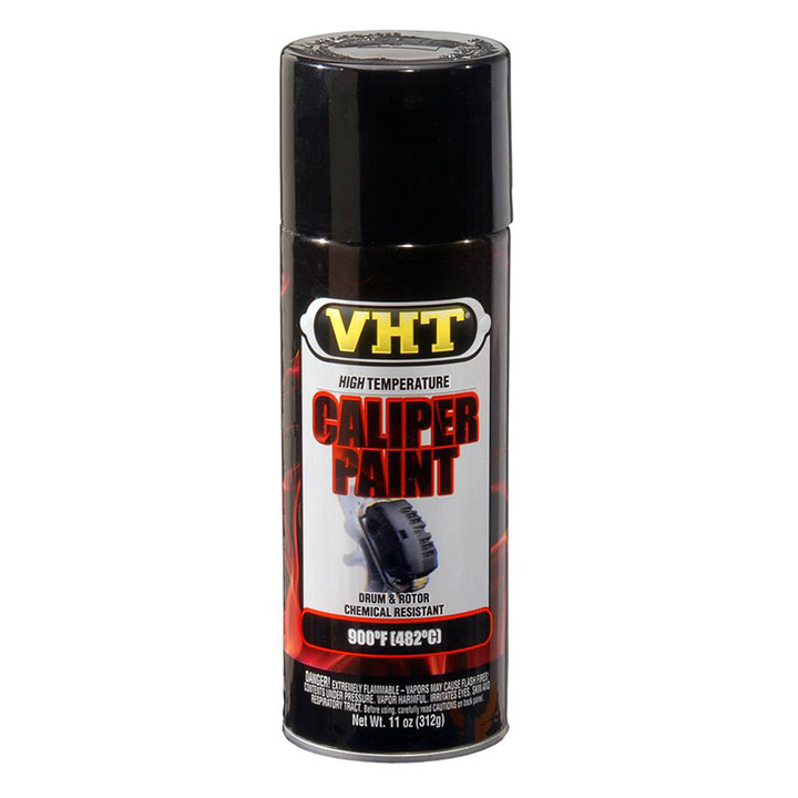VHT High Temperature Caliper & Drum Paint; Gloss Black; 11 oz. Aerosol