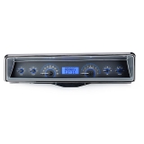 1966-1967 Nova Dakota Digital VHX Instrument System, Carbon Fiber Faces, Blue Numbers Image
