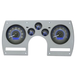 1982-1989 Camaro Dakota Digital VHX Instrument System, Carbon Fiber Faces, Blue Numbers Image