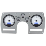 1982-1989 Camaro Dakota Digital VHX Instrument System, Silver Alloy Faces, Red Numbers Image