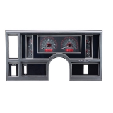 1984-1987 Regal, Regal & Grand National Dakota Digital VHX Instrument System, Carbon Fiber Faces, Red Number Image