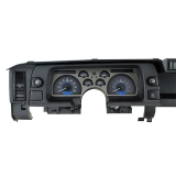 1990-1992 Camaro Dakota Digital VHX Instrument System Carbon Fiber Face, Blue Lighting Image