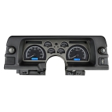 1990-1992 Camaro Dakota Digital VHX Instrument System Black Alloy Face, Blue Lighting Image