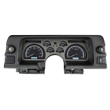 1990-1992 Camaro Dakota Digital VHX Instrument System Black Alloy Face, White Lighting Image