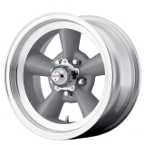 American Racing Torq Thrust Original 1-Piece Wheel, 15x7 Vintage Silver with Machined Lip Image