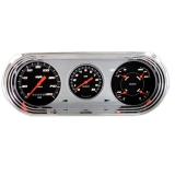 1963-1965 Chevy II Nova Classic Instruments Gauge Kit Velocity Black Series Image