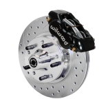 1964-1974 Nova Wilwood Forged Dynalite Pro Front Brake Kit, Black Calipers, D&S Rotors Image