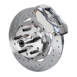 1970-1974 Monte Carlo Wilwood Forged Dynalite Big Front Brake Kit, Polished Calipers, D&S Rotors Image
