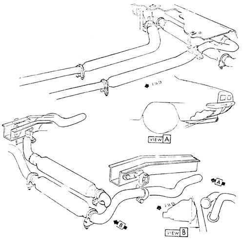 1967 1968 Chevrolet Big Block Chambered Exhaust System Stainless Steel