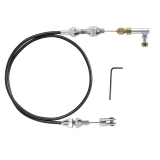 Lokar 1964-1977 El Camino Midnight Series 36 Inch Hi-Tech Throttle Cable Kit Image