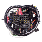 Product 1972 Chevrolet Classic Auto Fuse Series Dash Harness With Round Gauges, Gauges Image