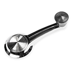 Product 1964-1966 Chevrolet Convex Window Crank, Black Knob Image
