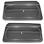Product 1969 Chevrolet Standard Front PUI Door Panels, Black, Pre-Assembled Image