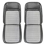 Product 1968 Chevrolet Houndstooth Bucket Seat Covers, Black Image