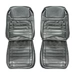 Product 1968 Chevrolet Deluxe Bucket Seat Covers, Black Image