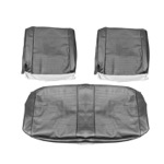 Product 1966 Chevrolet Standard Front Bench Seat Covers, Black Image